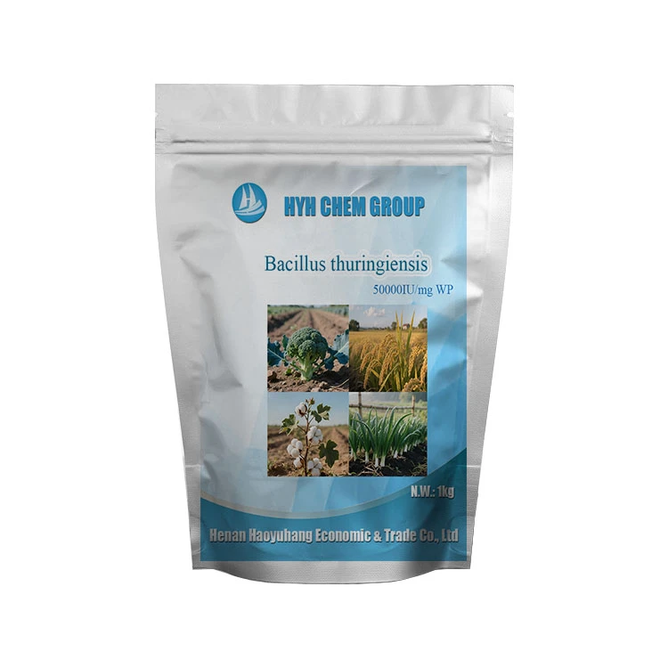 Efficient Control Of Agricultural Pests Bacillus Thuringiensis 50000IU/mg WP;16000IU/mg WP ;32000IU/mg WP CAS No.68038 - 71 - 1 For Chinese Cabbage And Broccoli.